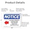 Signmission Delivery Entrance Contractors OSHA Notice Sign, Aluminum, 10in W x 7in L, 2PK OS-2PACK-NS-A-710-L-10966 - alternate 2